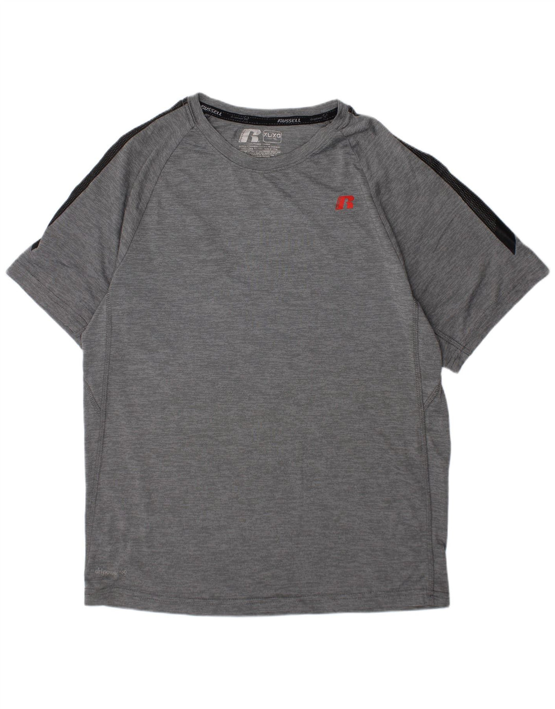 RUSSELL ATHLETIC Boys Dri-Power majica kratkih rukava 14-15 godina XL siva