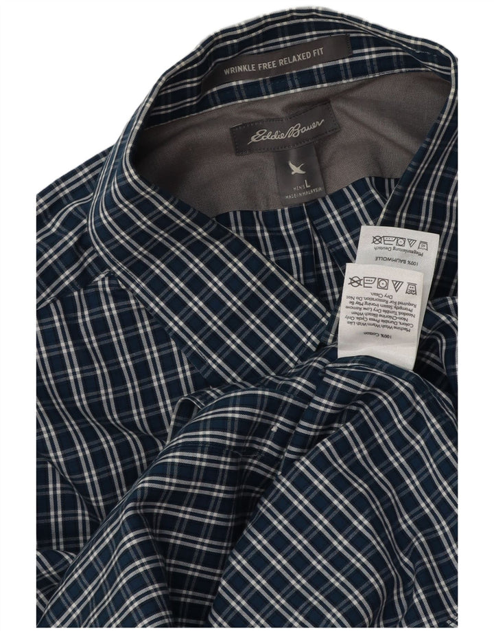 Eddie Bauer muška košulja opuštenog kroja, veliki tamnoplavi pamuk