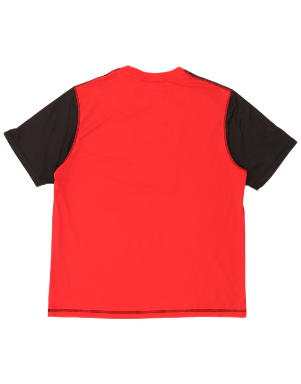 NHL muška majica s grafičkim motivima Chicago Blackhawks XL Red Colourblock