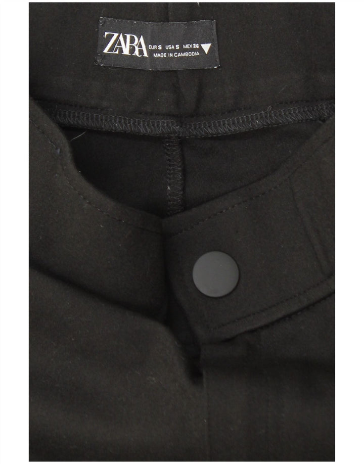 ZARA ženske uske skraćene hlače W26 L25 crne