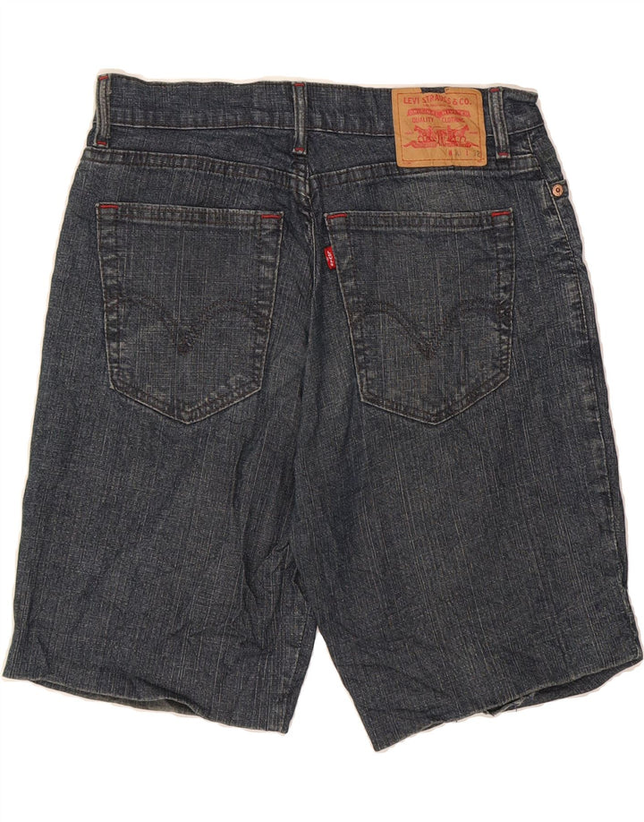 LEVI'S Womens Denim Shorts W30 Medium Navy Blue Vintage Levi's and Second-Hand Levi's from Messina Hembry 