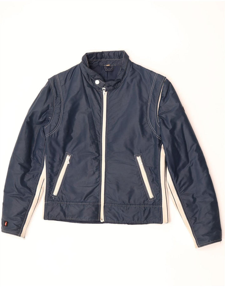 Vintage muška bomber jakna IT 52 XL tamnoplave boje