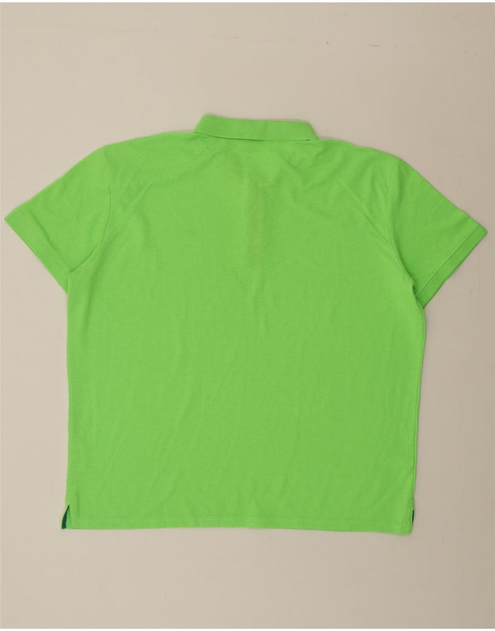 TOM TAILOR Mens Polo Shirt 2XL Green Polyester Vintage Tom Tailor and Second-Hand Tom Tailor from Messina Hembry 