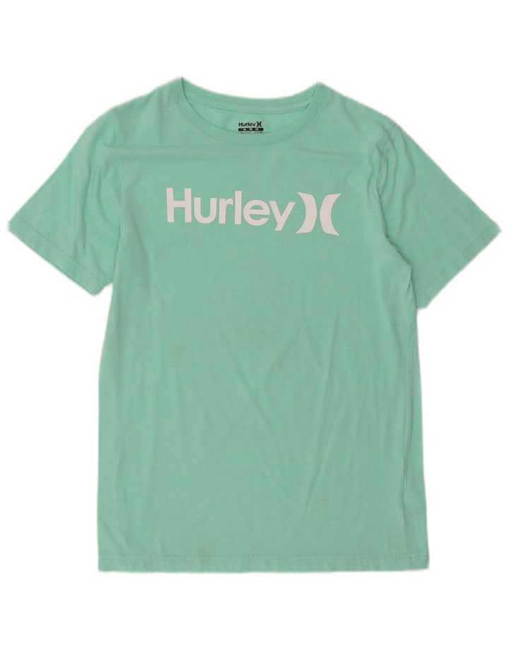 HURLEY Majica s grafičkim motivima za dječake 13-14 godina XL zeleni pamuk