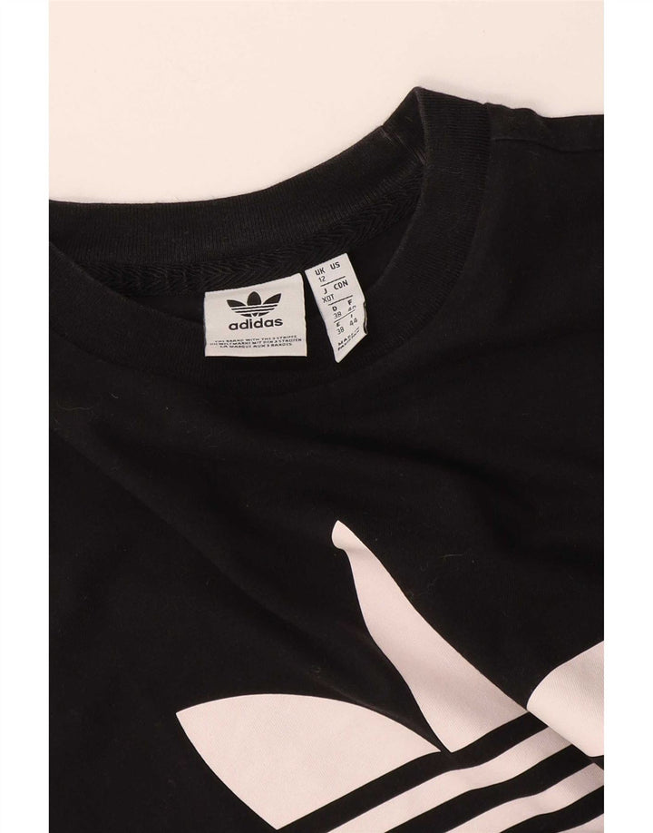 Adidas ženska majica kratkih rukava s grafičkim motivima UK 12 srednje crna