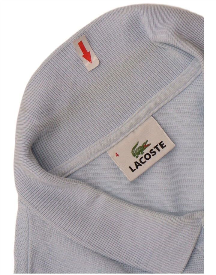 LACOSTE muška polo majica dugih rukava, veličina 4, srednje plavi pamuk
