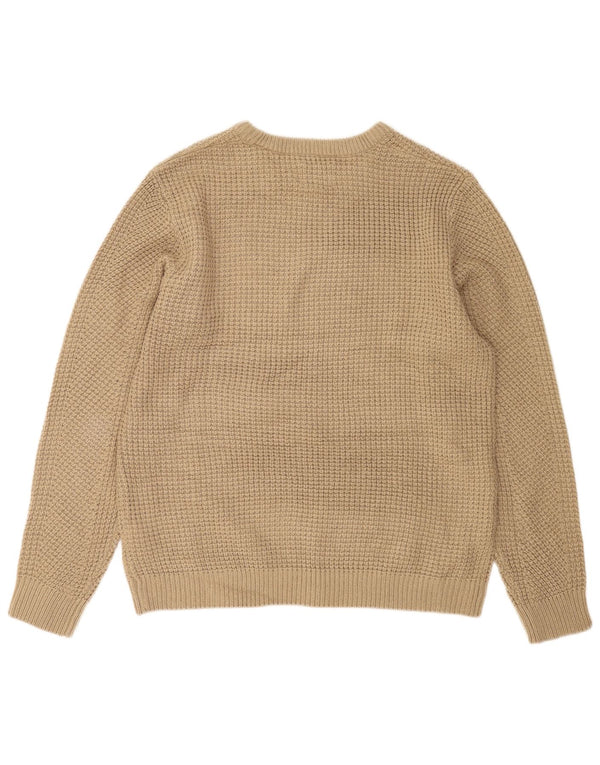 Jack & Jones muški džemper s okruglim izrezom 2XL bež akril