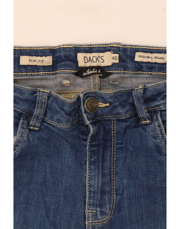 Dack's muške uske traperice IT 46 male W30 L29 plave