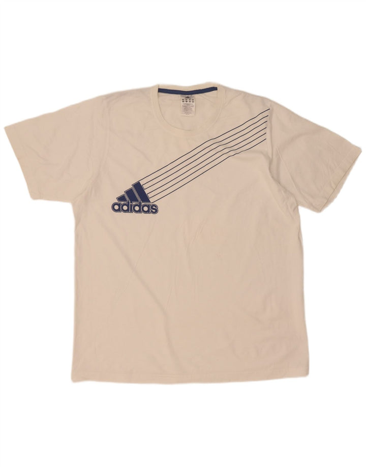 Adidas muška majica s grafičkim motivima XL bijela