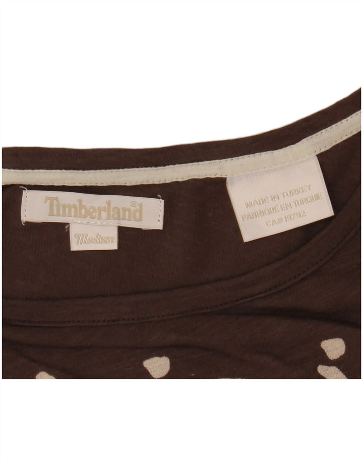 Timberland ženska majica kratkih rukava s grafičkim motivima UK 14 srednje smeđa