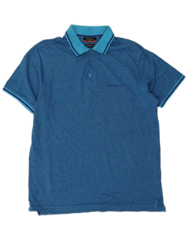Pierre Cardin muška polo majica standardnog kroja srednje plavi pamuk