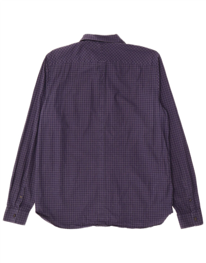 FRED PERRY Muška košulja velika tamnoplava gingham pamuk