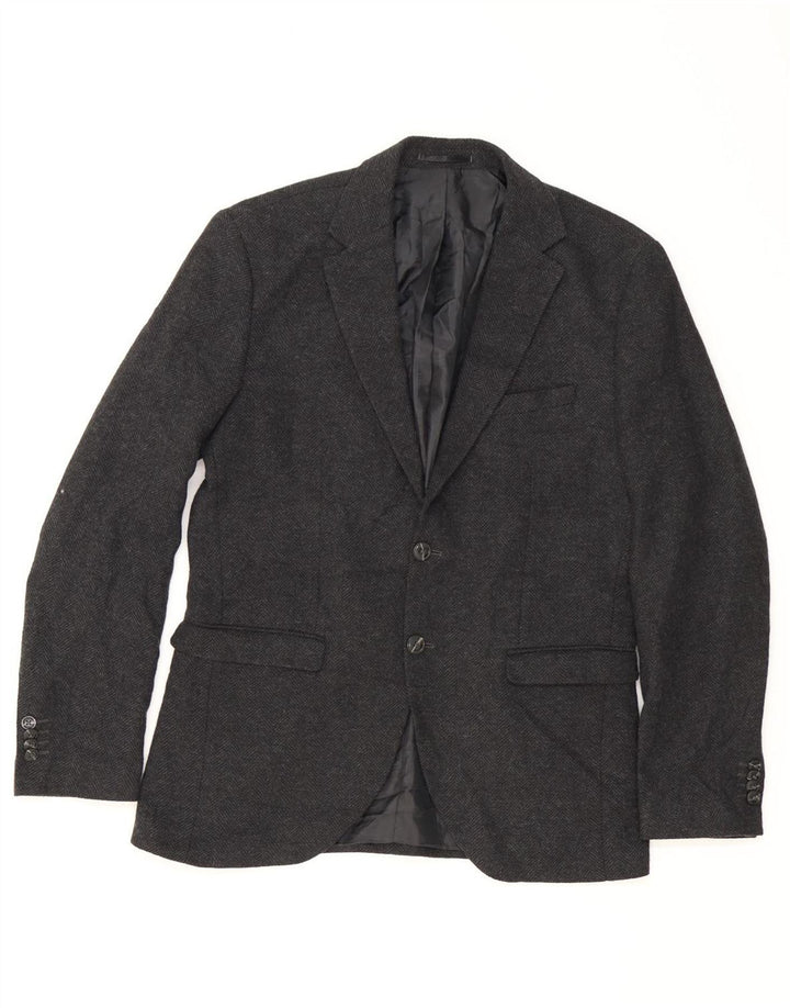 JACK & JONES Muška jakna sa 2 gumba UK 42 XL siva riblja kost