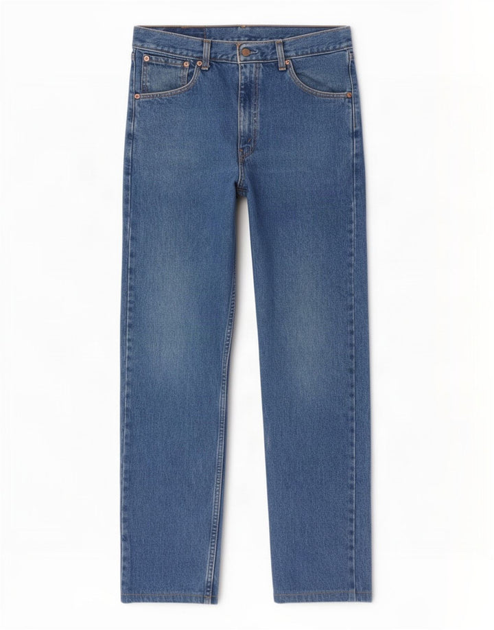 Levi's muške 521 ravne traperice W32 L32 plavi pamuk