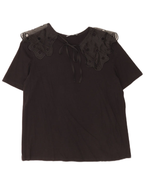 Zara ženska bluza Top UK 10 Small Black
