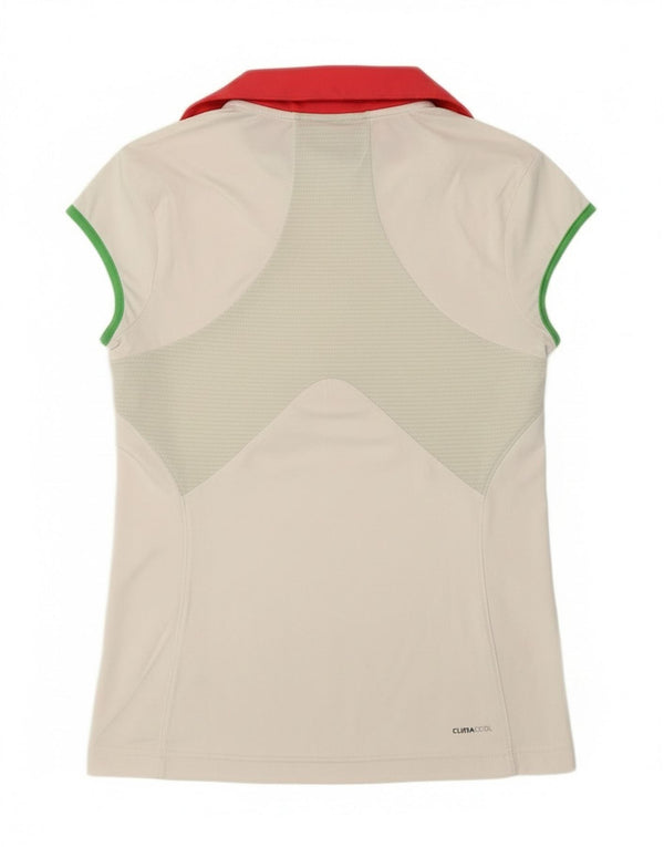 Adidas Climacool polo majica za djevojčice 13-14 godina Bijela poliesterska sportska