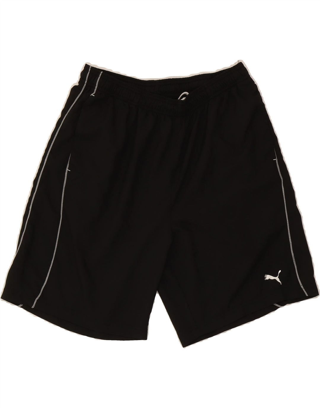 PUMA Mens Sport Shorts Large Black Polyester Vintage Puma and Second-Hand Puma from Messina Hembry 