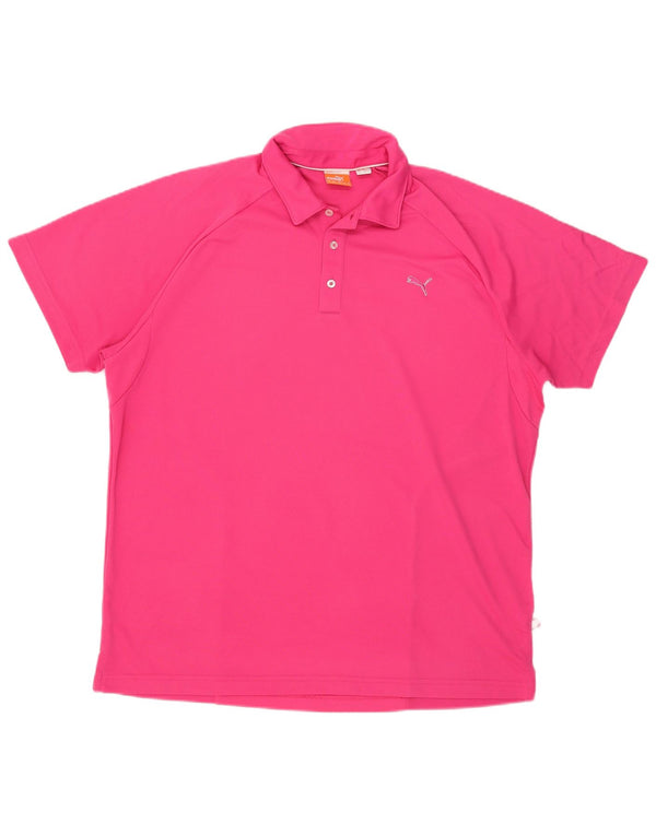 Puma muška polo majica XL ružičasti poliester