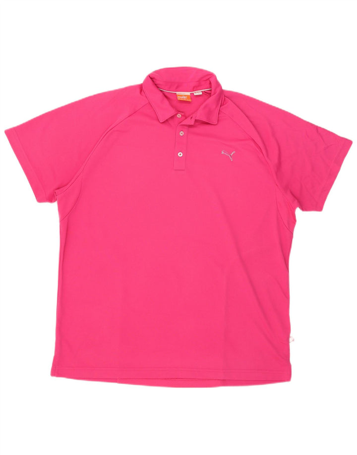 Puma muška polo majica XL ružičasti poliester