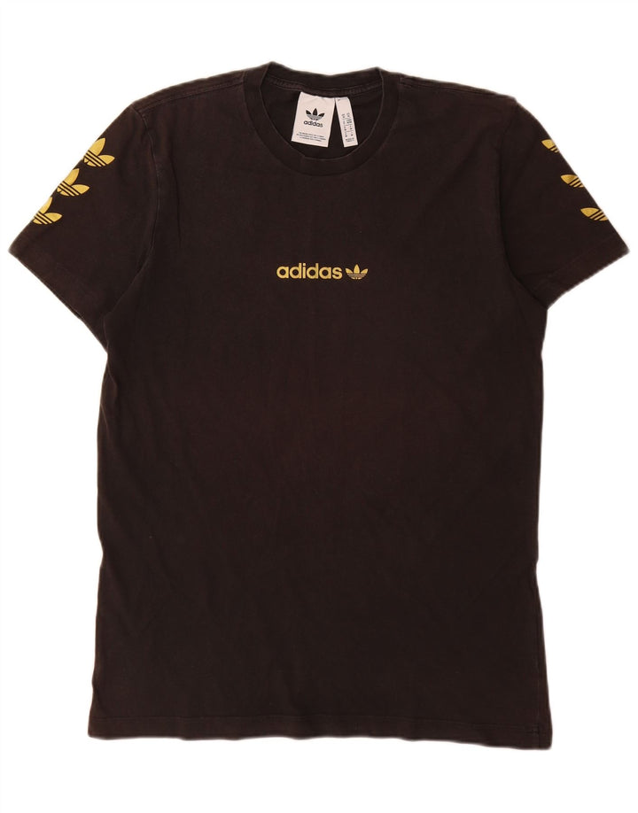 Adidas muška majica s grafičkim motivima srednje crna