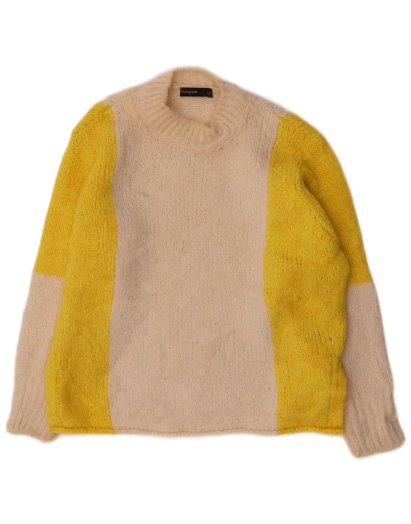 Marks & Spencer ženski džemper s kornjačičastim ovratnikom UK 10 Small Off White