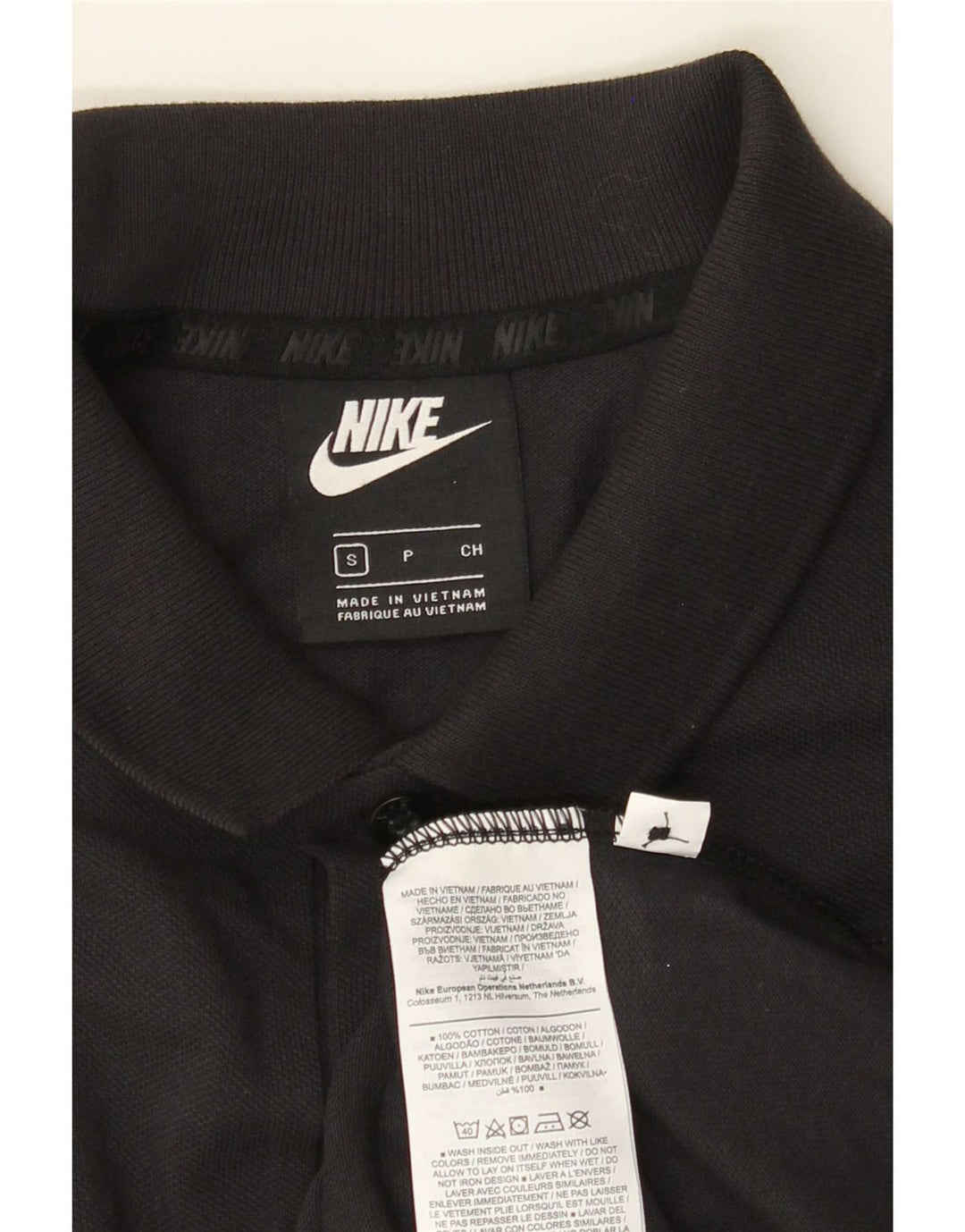 Nike muška polo majica mala crna pamučna