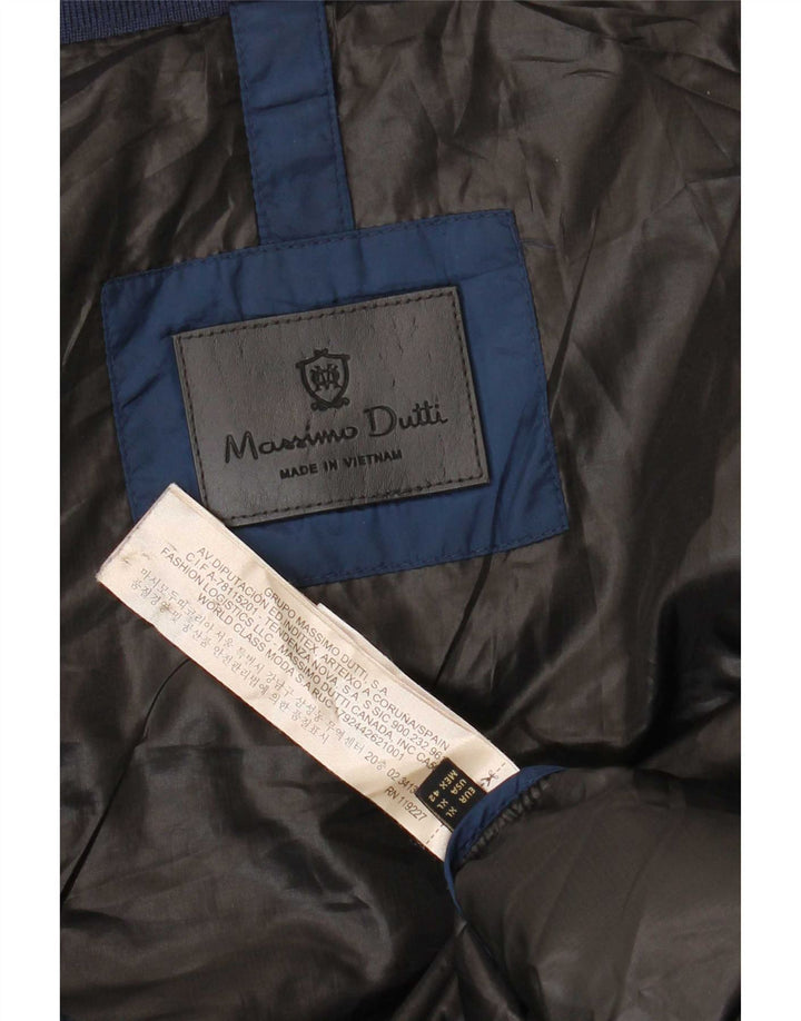 Massimo Dutti muška podstavljena jakna UK 42 XL tamnoplavi poliester