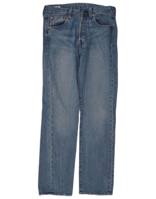 Levi's muške 501 ravne traperice W30 L32 plavi pamuk