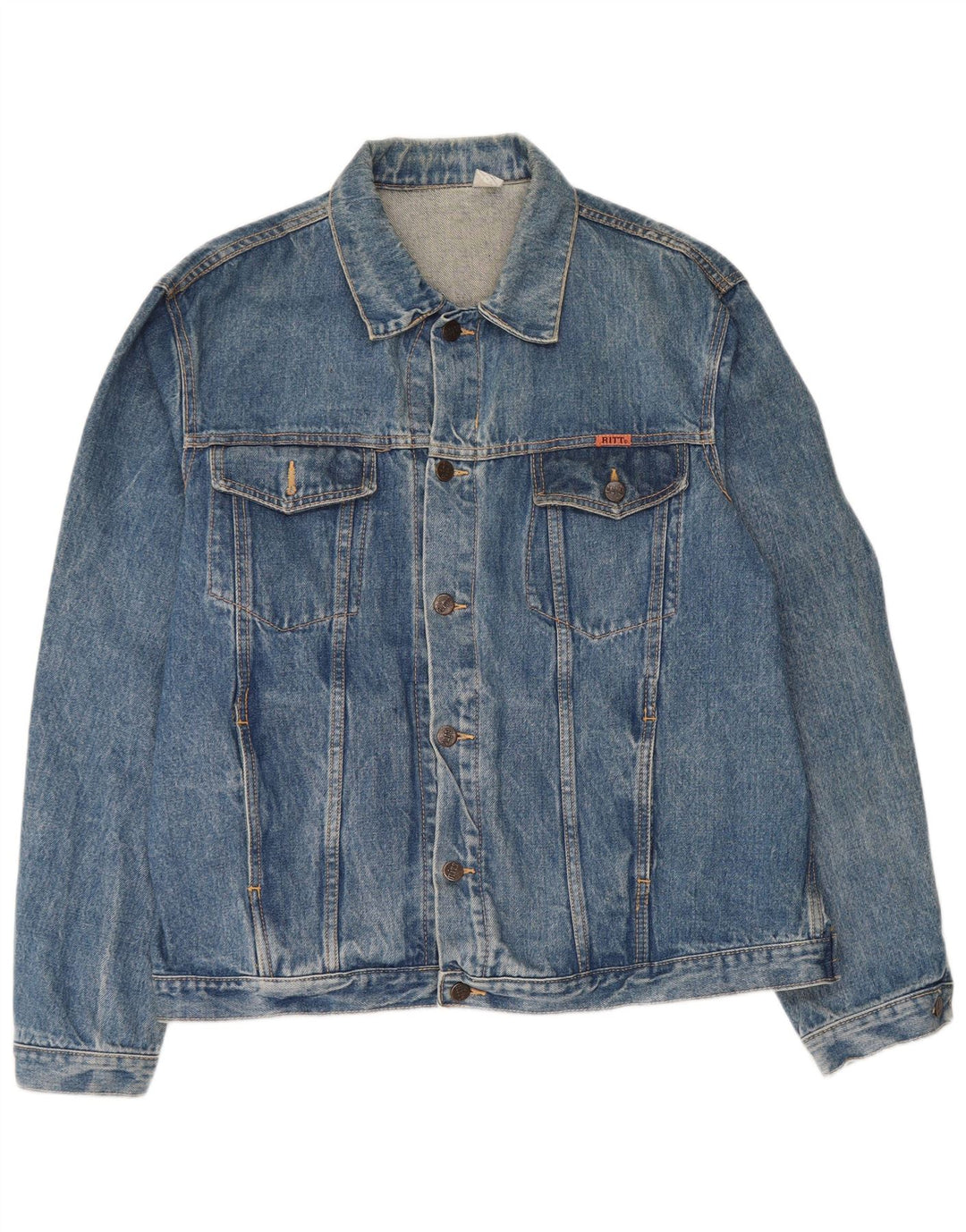 Ritt muška traper jakna UK 40 Large Blue Cotton