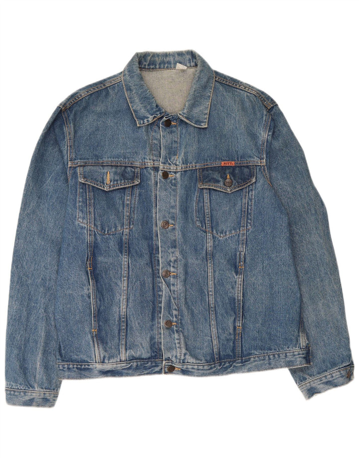 Ritt muška traper jakna UK 40 Large Blue Cotton