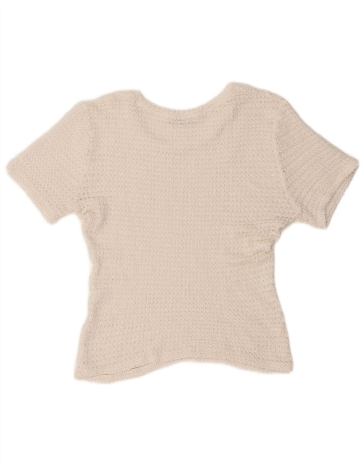 Zara ženska pletena bluza Trafaluc UK 14 Srednje bijela