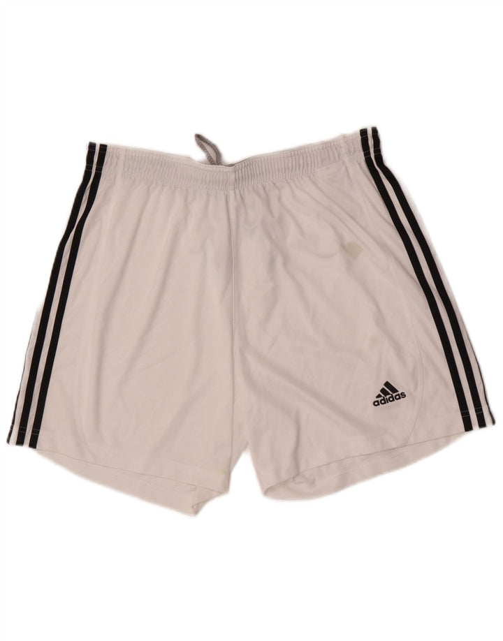 Adidas muške sportske kratke hlače Climalite veliki bijeli poliester
