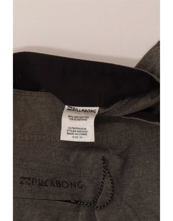 Billabong muške kratke hlače za plivanje srednje sivi prugasti poliester