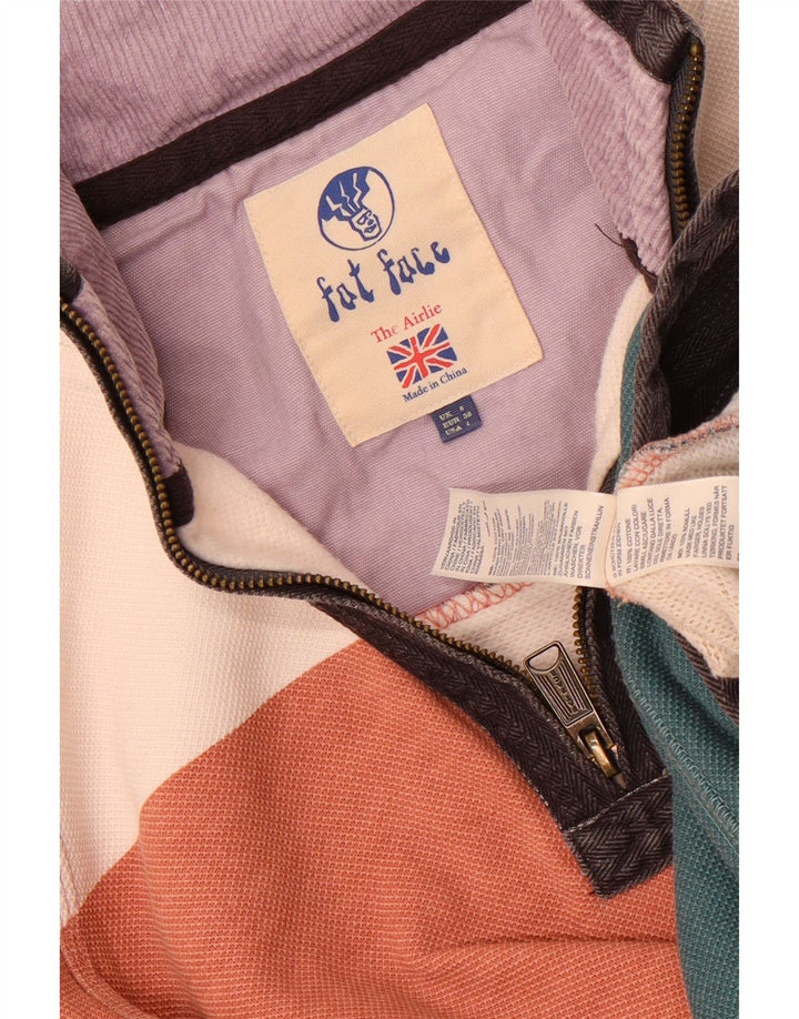 Fat Face Ženski preveliki džemper UK 8 Mali višebojni