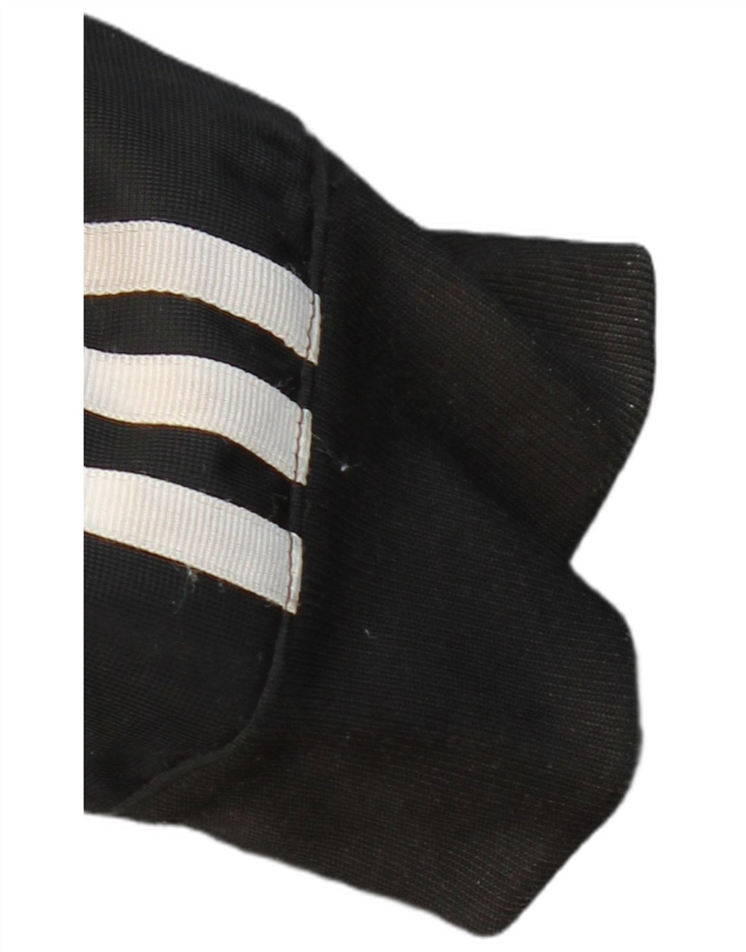 ADIDAS Womens Hooded Padded Jacket UK 14 Medium Black Polyester