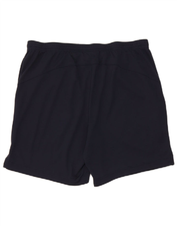 Lotto Mens Sport Shorts Large Navy Blue Polyester