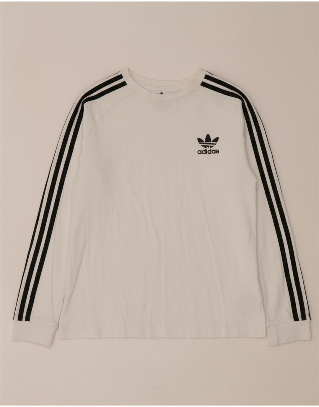 Adidas majica dugih rukava za dječake 12-13 godina, bijeli pamuk