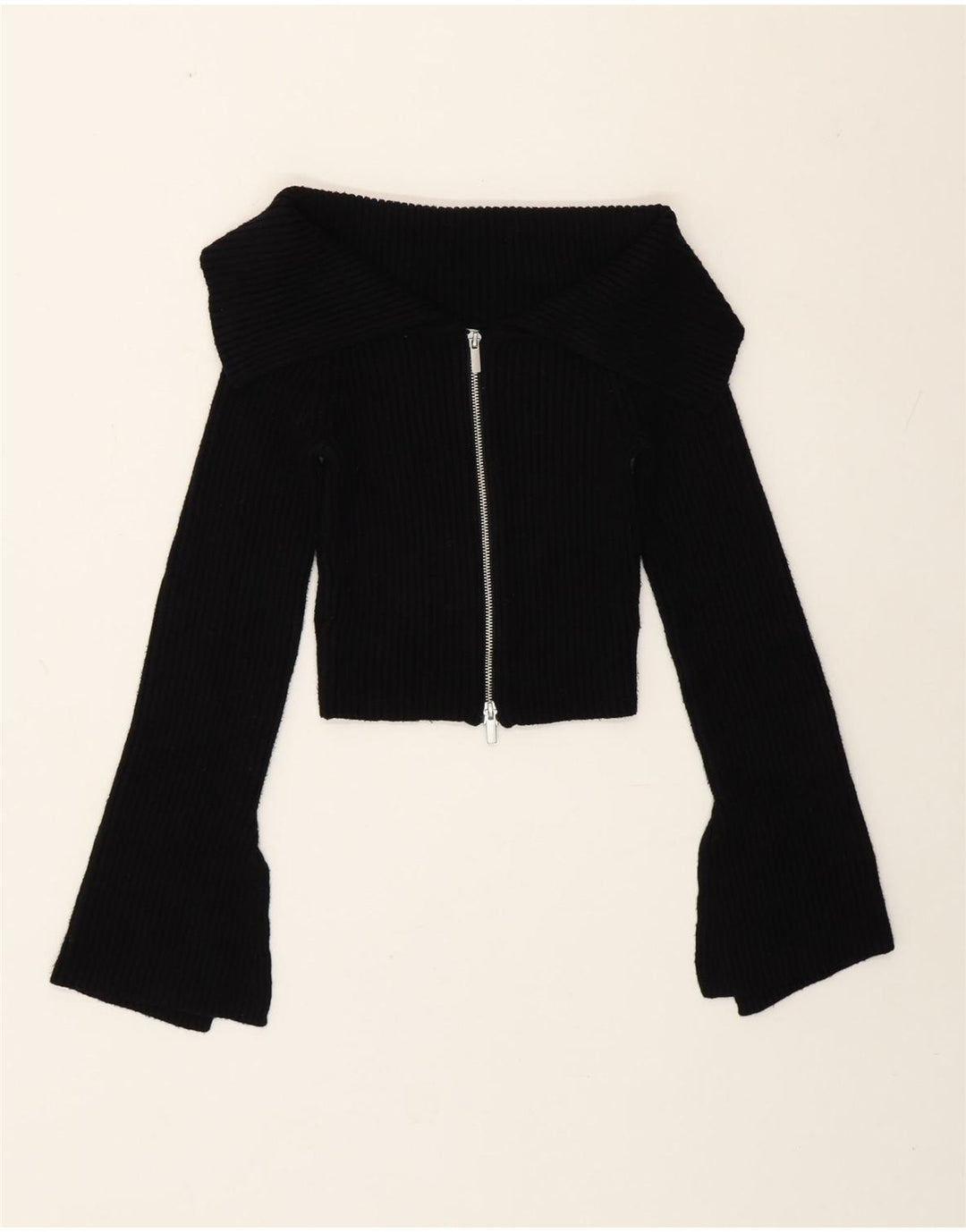 Zara ženski balero džemper UK 12 srednje crne boje