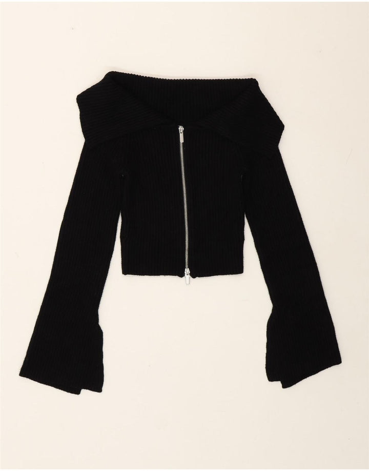 Zara ženski balero džemper UK 12 srednje crne boje