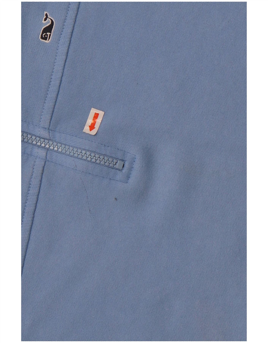 Vineyard Vines Ženska majica s kratkim izrezom s patentnim zatvaračem UK 10 Small Blue