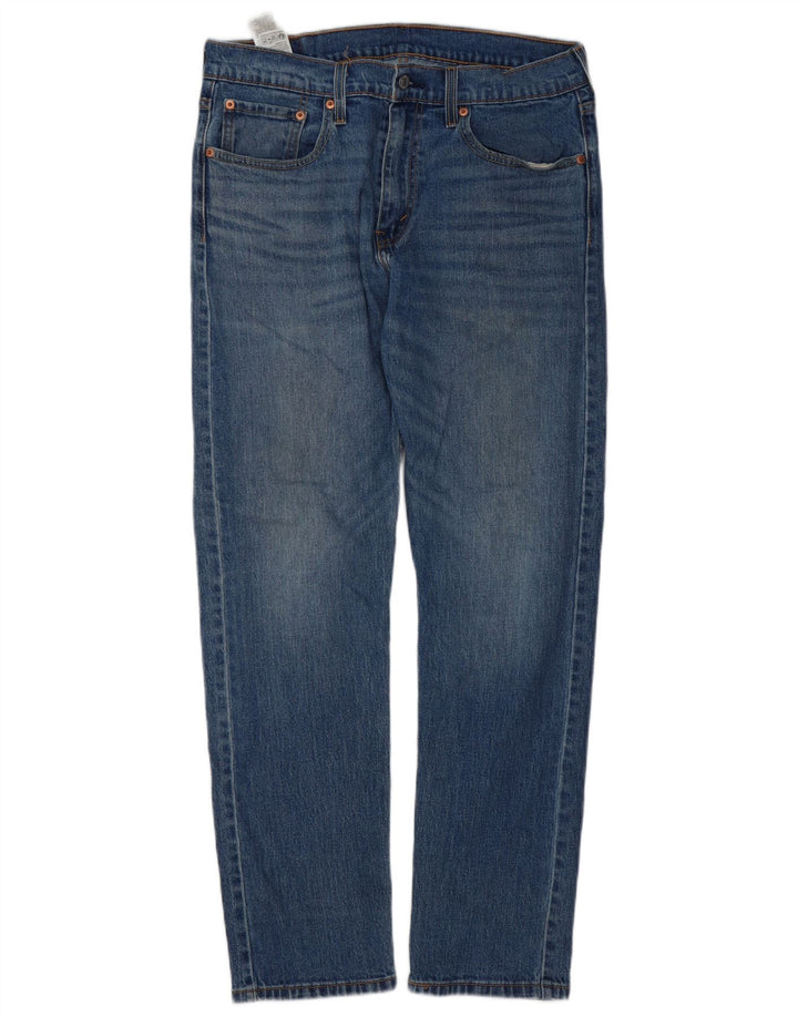 Levi's muške 502 sužene traperice W32 L32 plavi pamuk