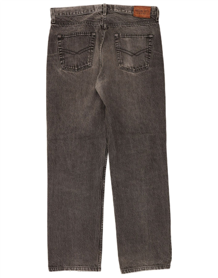 Massimo Dutti muške ravne traperice EU 44 velike W34 L30 sive