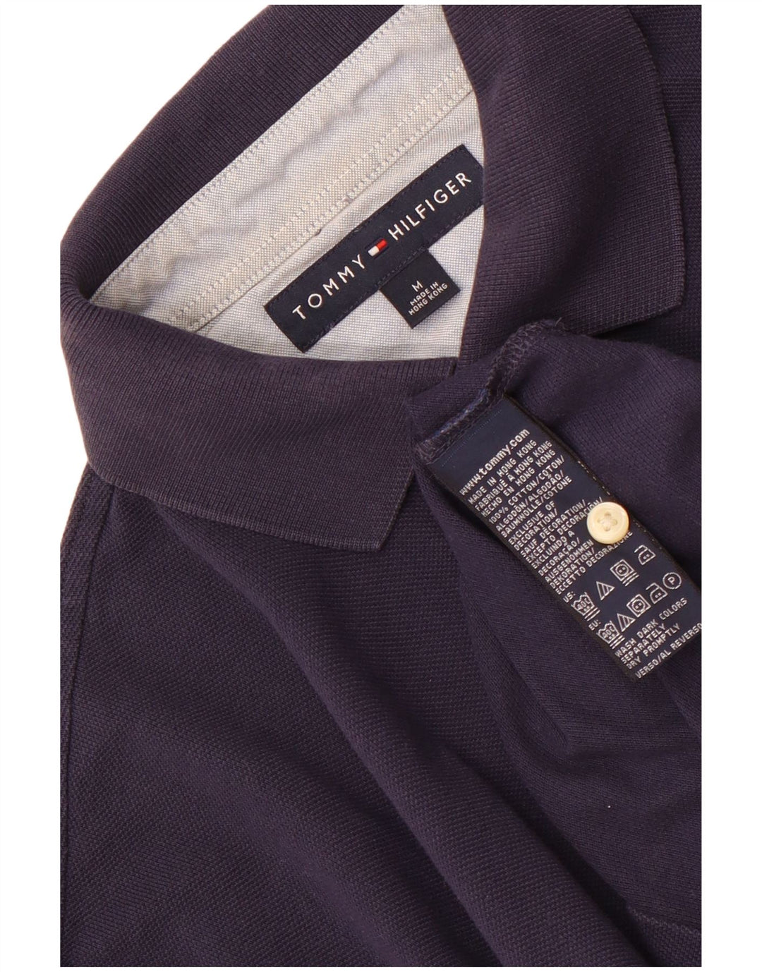 Tommy Hilfiger muška polo majica Srednje tamnoplavi pamuk