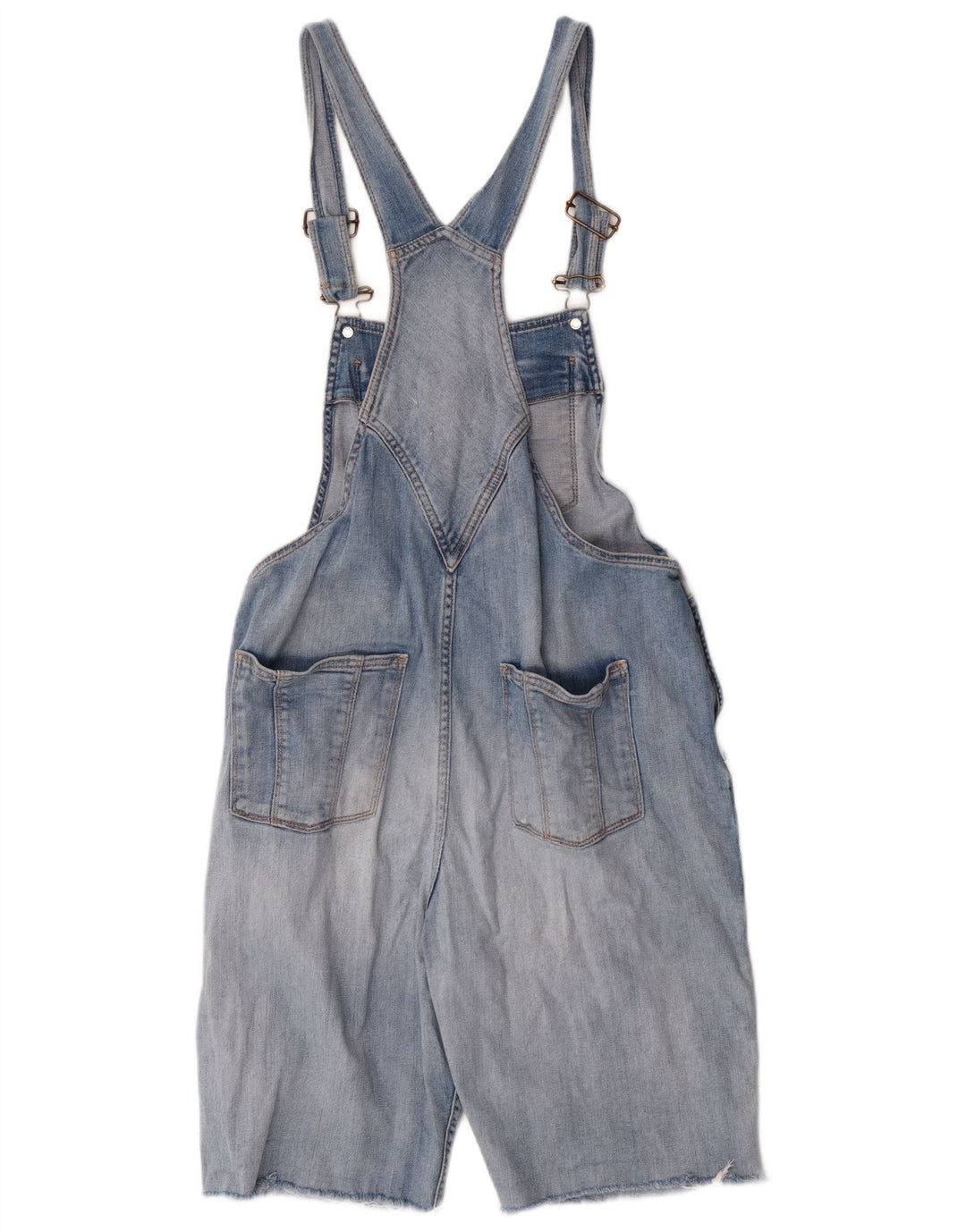 Fat Face ženske traper hlače Dungarees UK 10 male W34 plave