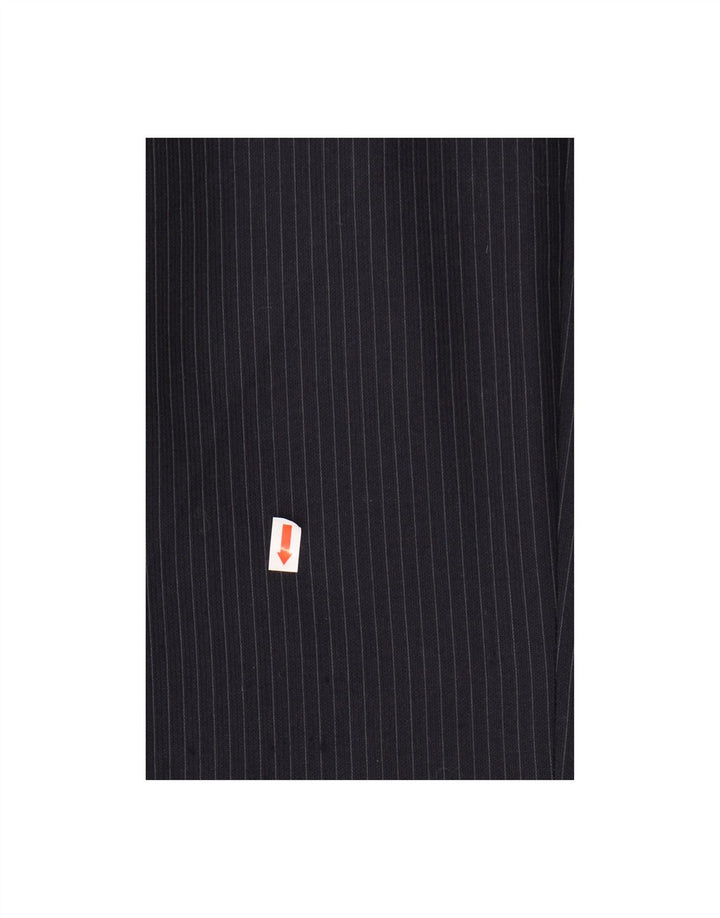 PIERRE CARDIN Mens 2 Button Blazer Jacket UK 36 Small Navy Blue Striped