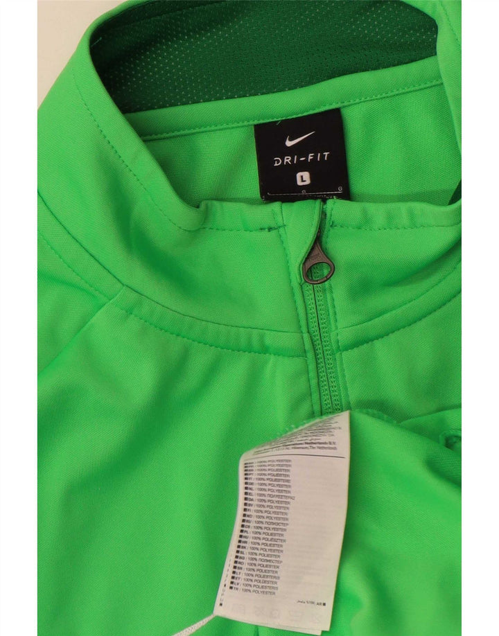 Nike Dri Fit Graphic gornja jakna trenirke velike zelene boje