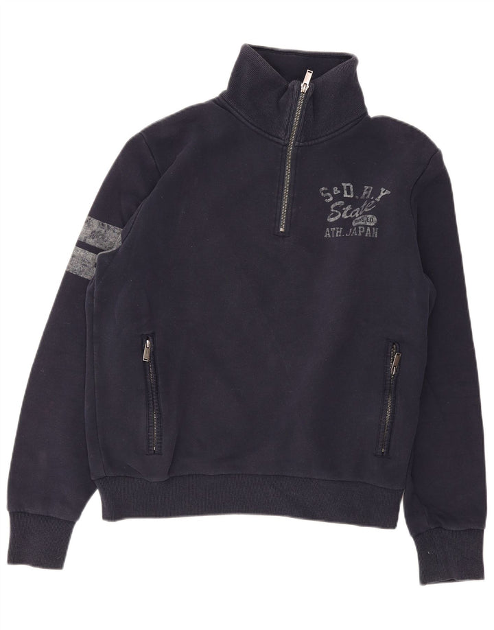 Superdry muški džemper s grafičkim motivima, velika tamnoplava boja
