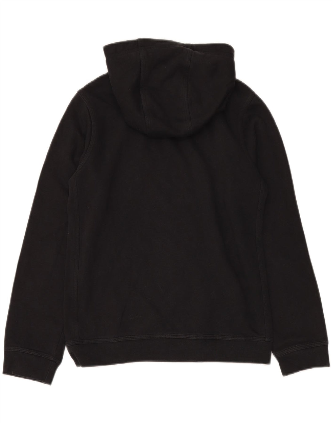 Veliki crni pamuk s kapuljačom NIKE za dječake 12-13 godina