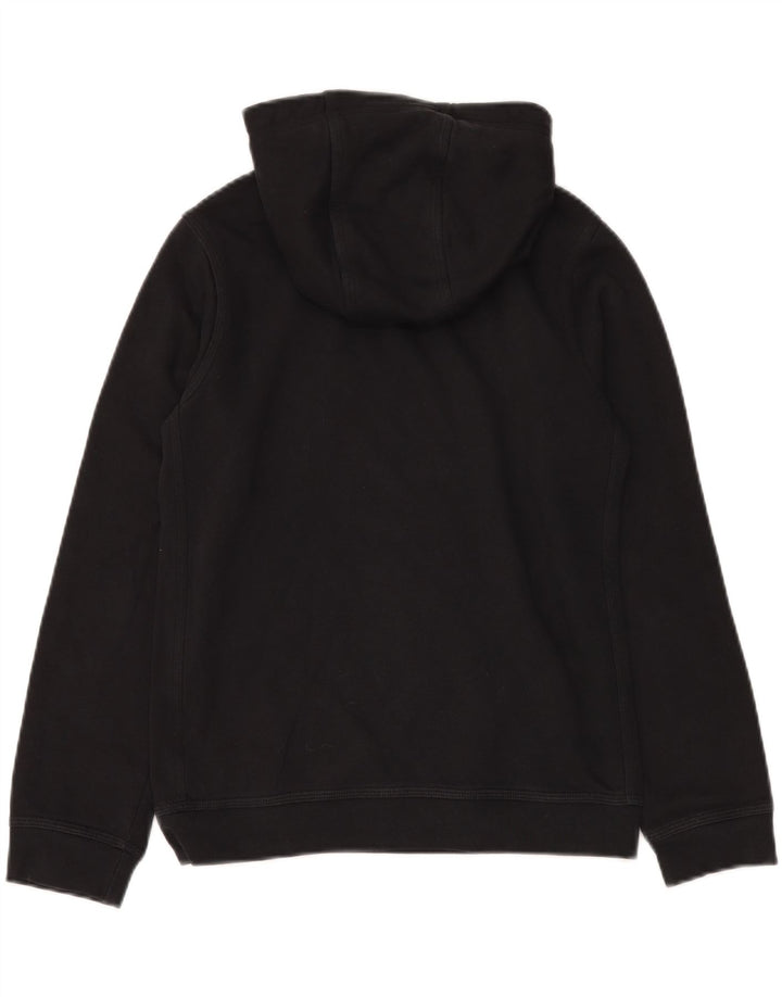 Veliki crni pamuk s kapuljačom NIKE za dječake 12-13 godina