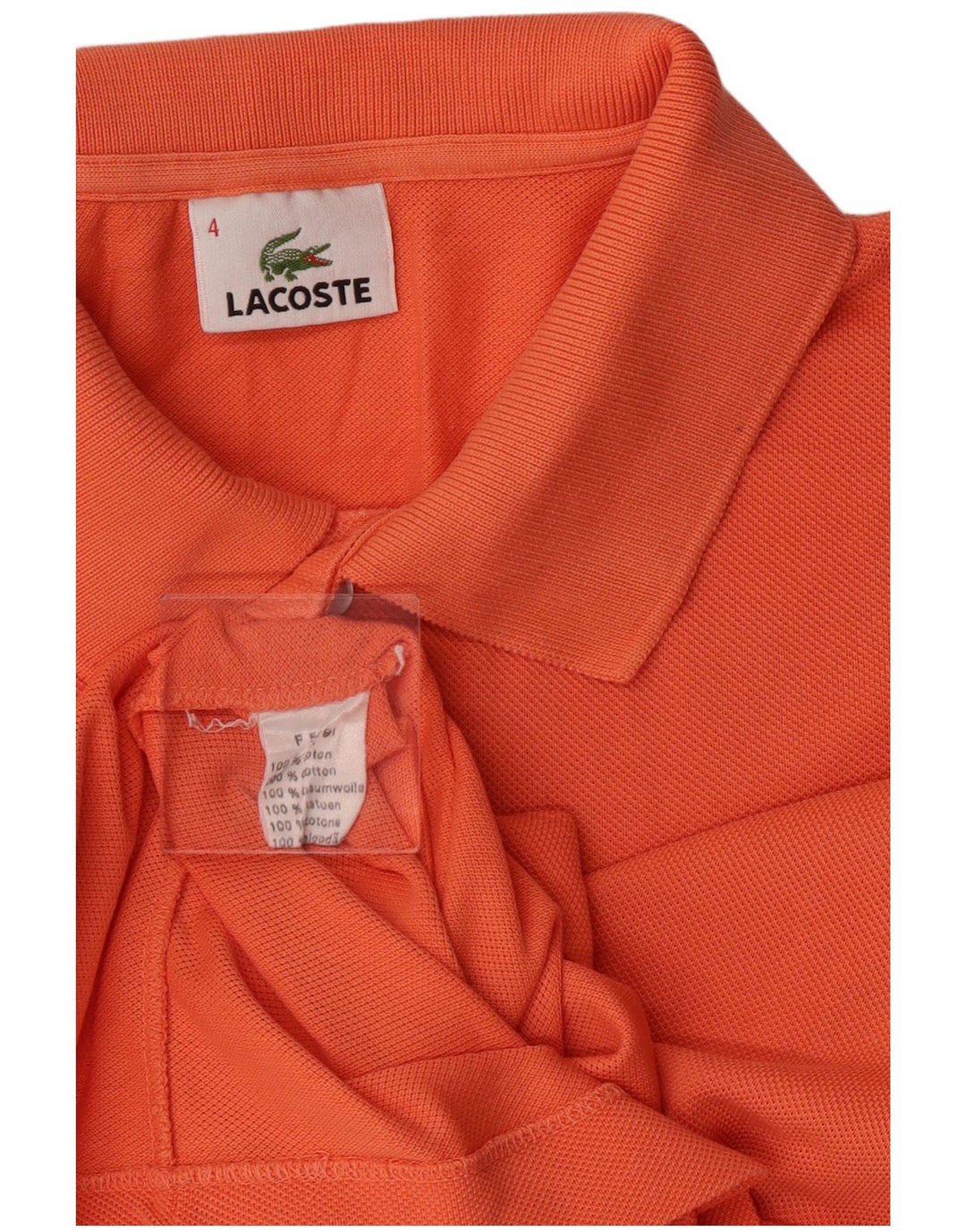 Lacoste muška polo majica veličine 4 srednje narančasta pamuk